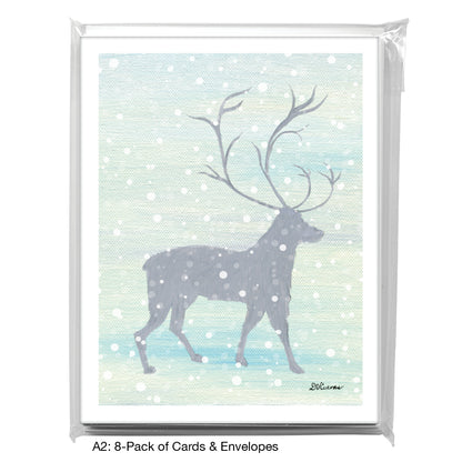 Mighty Reindeer, Greeting Card (8724B)