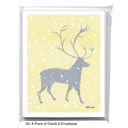 Mighty Reindeer, Greeting Card (8724C)