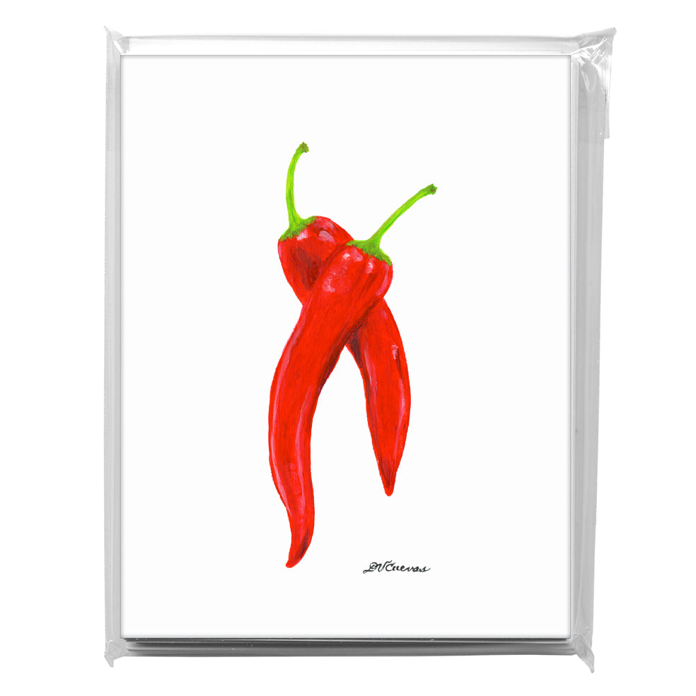 Hot Chili Pepper, Greeting Card (8727A)