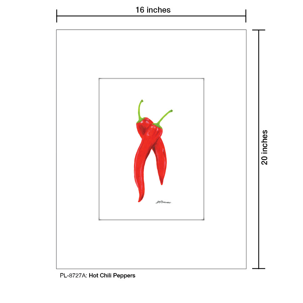 Hot Chili Peppers, Print (#8727A)