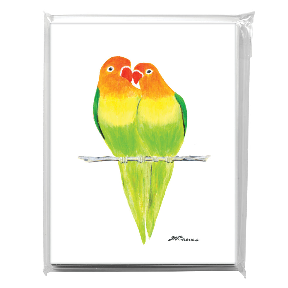 Lovebirds, Greeting Card (8728A)