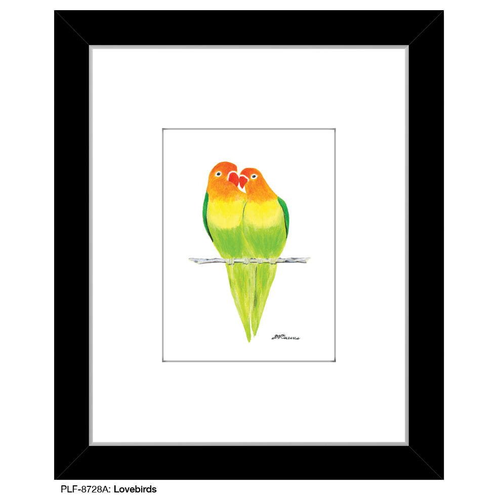 Lovebirds, Print (#8728A)