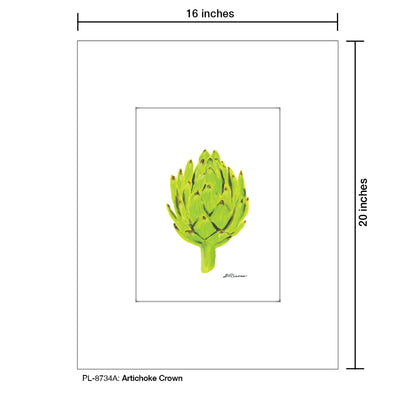 Artichoke Crown, Print (#8734A)