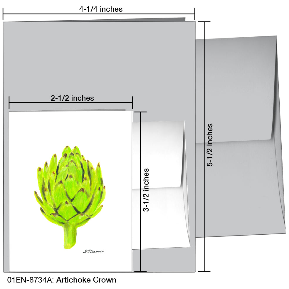 Artichoke Crown, Greeting Card (8734A)