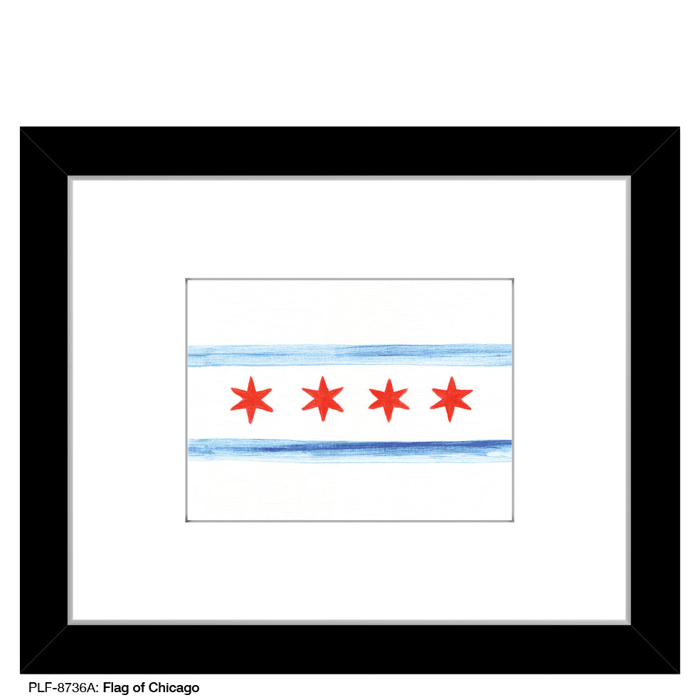 Flag of Chicago, Print (#8736A)