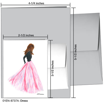 Dress, Greeting Card (8737A)