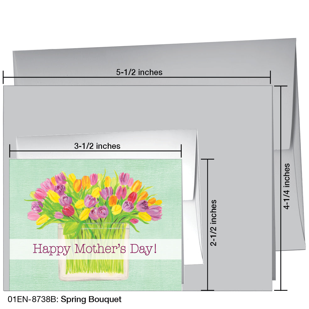 Spring Bouquet, Greeting Card (8738B)