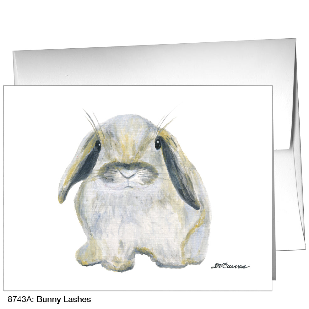 Bunny Lashes, Greeting Card (8743A)