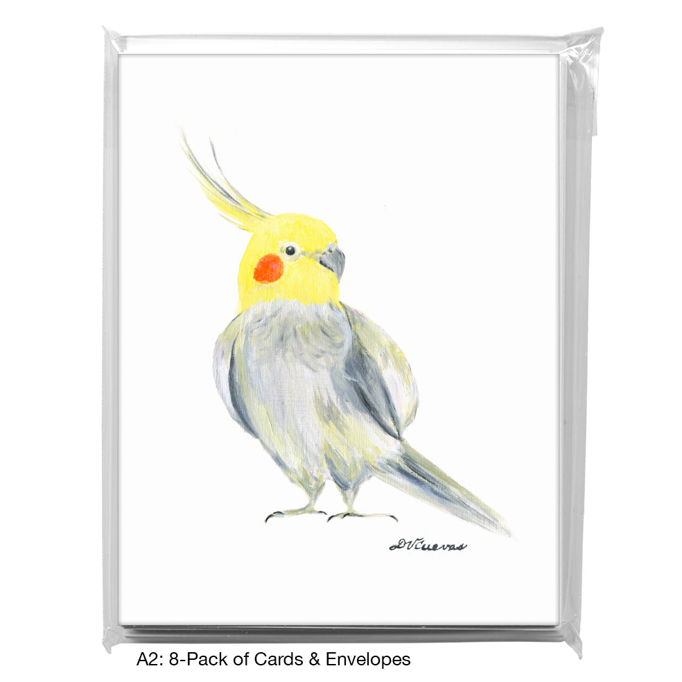 Cockatiel, Greeting Card (8745A)