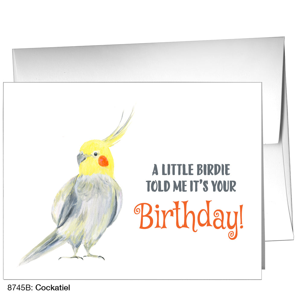 Cockatiel, Greeting Card (8745B)