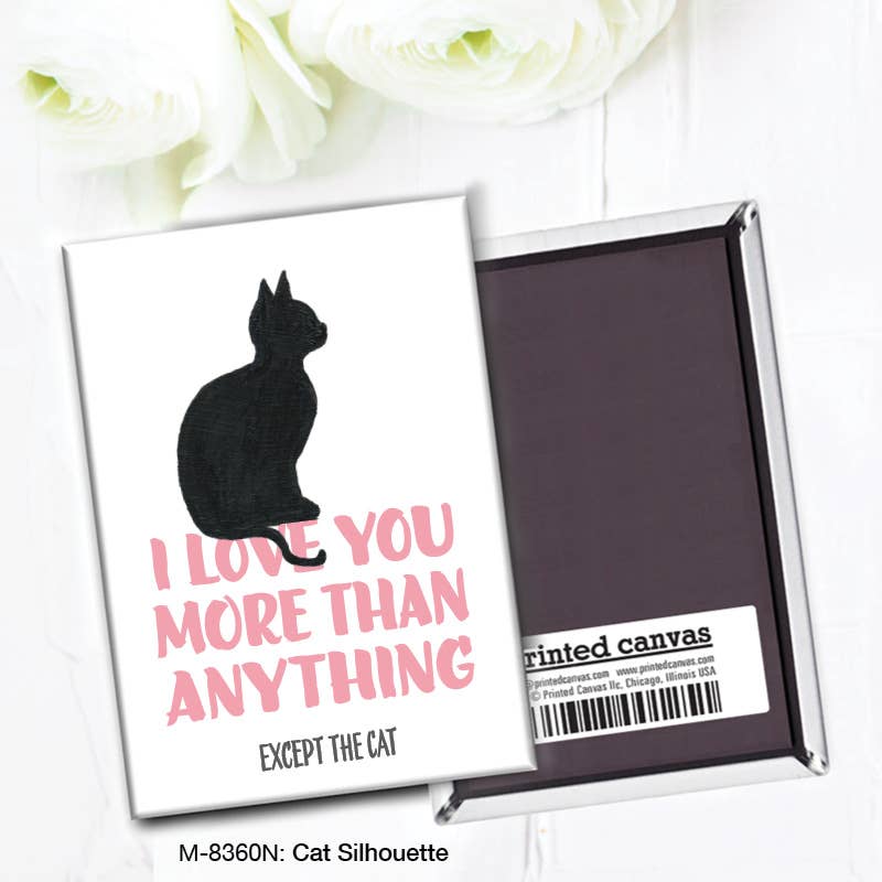 Cat Silhouette, Magnet (8360N)