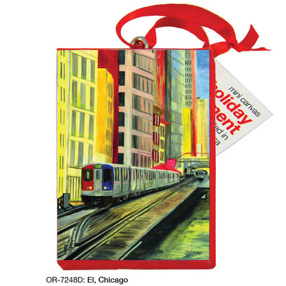 El, Chicago, Ornament (OR-7248D)