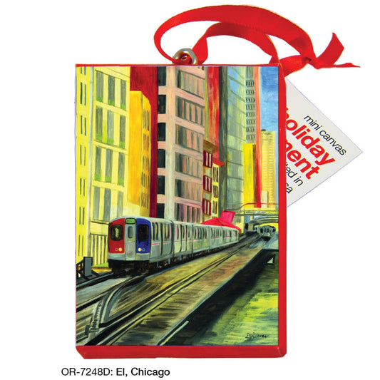 El, Chicago, Ornament (OR-7248D)