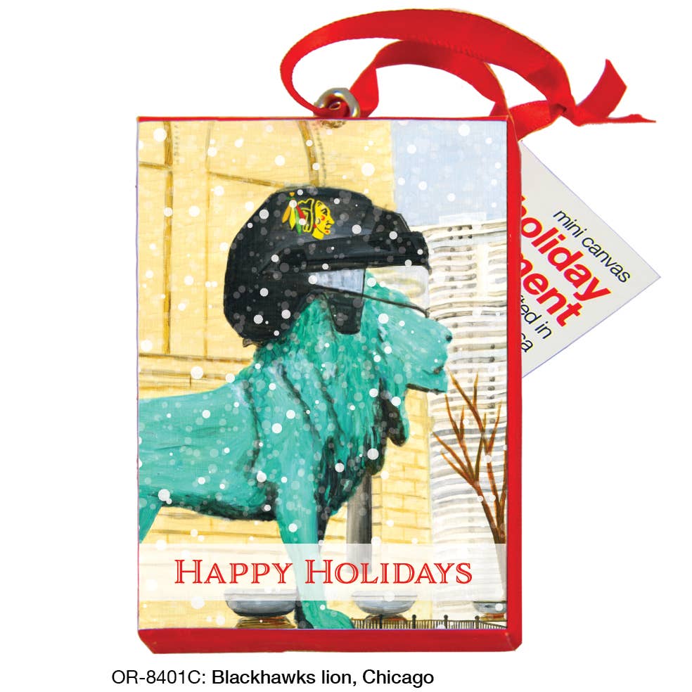 Blackhawks Lion, Chicago, Ornament (OR-8401C)