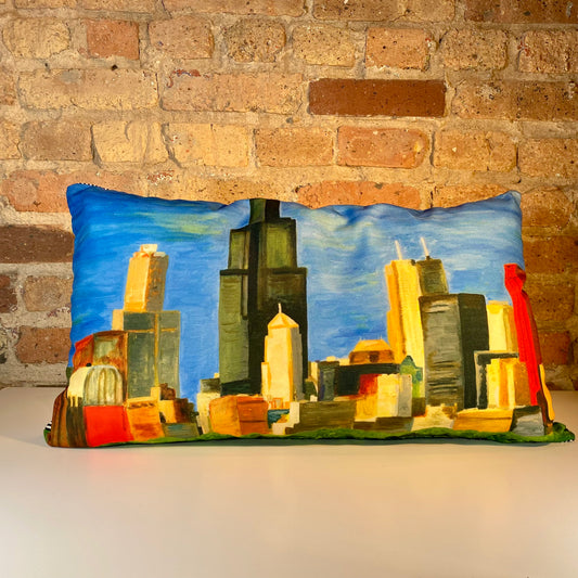 Chicago Skyline, Pillow (#7196)