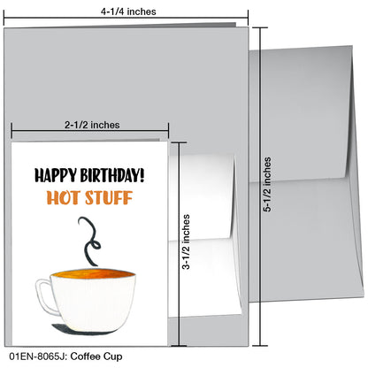 Coffee Cup, Greeting Card (8065J)