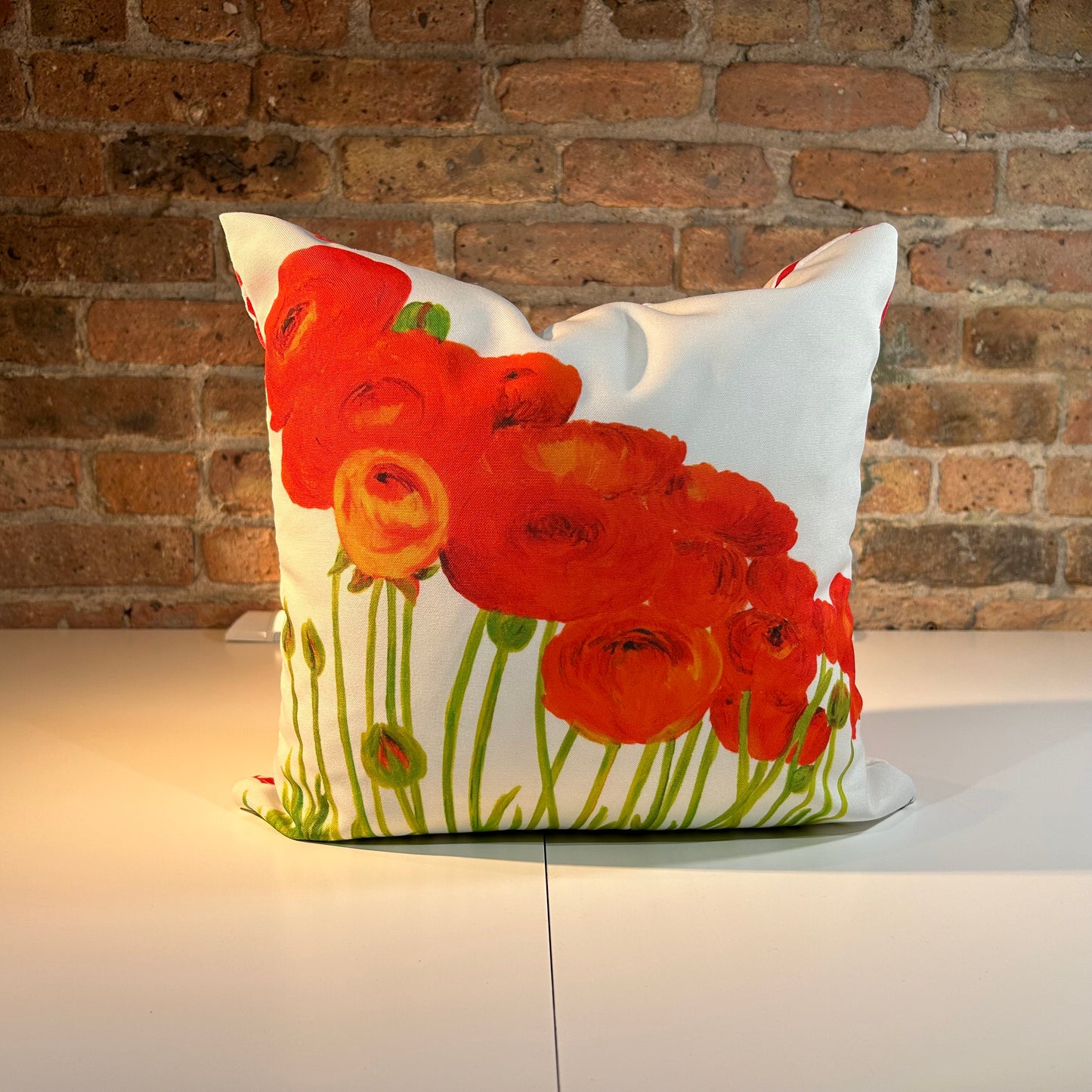 Ranunculus Row, Pillow (#7928)