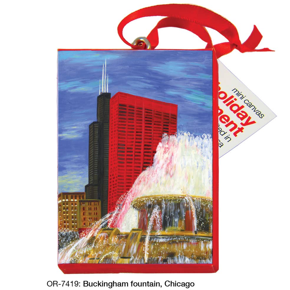 Buckingham Fountain, Chicago, Ornament (OR-7419)