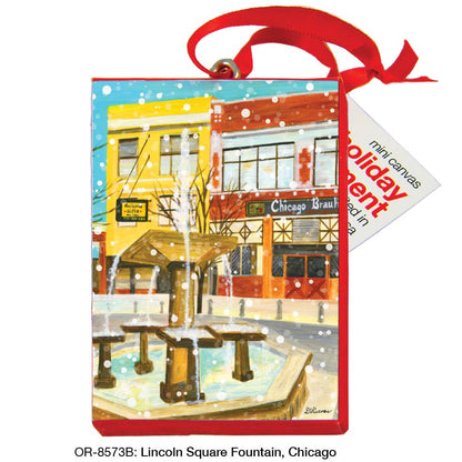 Lincoln Square Fountain, Chicago, Ornament (OR-8573B)