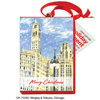 Wrigley & Tribune, Chicago, Ornament (OR-7508D)