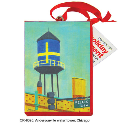 Andersonville Water Tower, Chicago, Ornament (OR-8026)