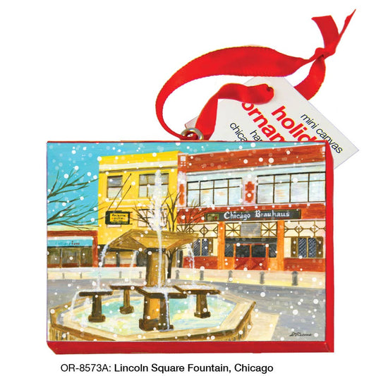 Lincoln Square Fountain, Chicago, Ornament (OR-8573A)